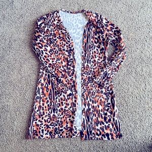 Leopard Print Cardigan